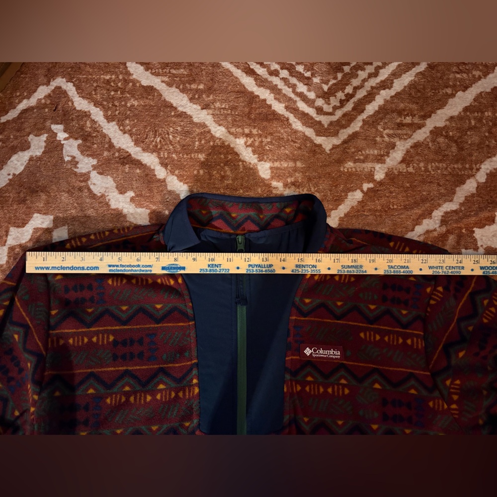 BRAND NEW- Columbia Colorful Geometric Fleece Jacket - Picture 2 of 8